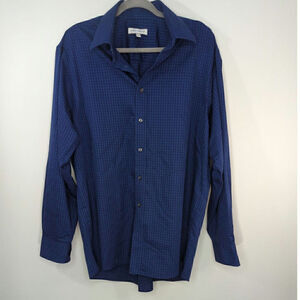 Joseph Aboud Clue Cotton Long Sleeve Button-Down Shirt‎ Size 17